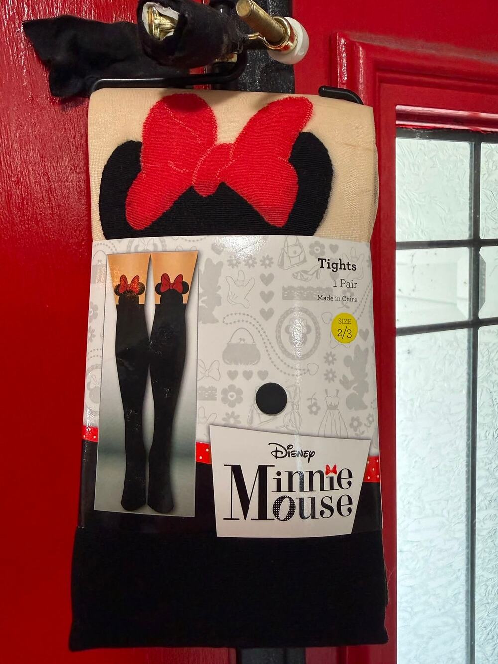 Torrid Plus Size 2/3 Disney Minnie Mouse Tights Panty Hose Cosplay Costume New